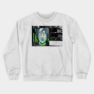 John Lennon Mural Street Art Camden Town London Crewneck Sweatshirt